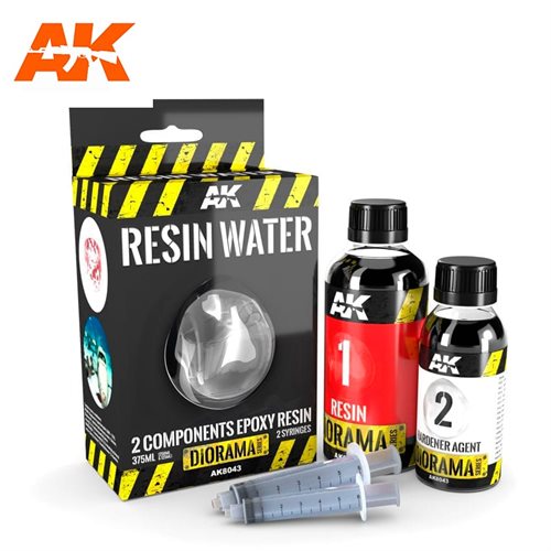 AK8044 HARZWASSER 2 KOMPONENTEN EPOXYHARZ 180ML