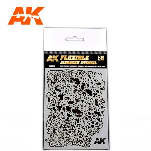 AK9080 FLEXIBLE AIRBRUSH-SCHABLONE 1/48 – 1/72