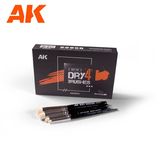 AK9300 4er-Set Trockenbürsten