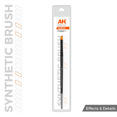 AKB012 SYNTHETISCHE BÜRSTE – DOLCH L