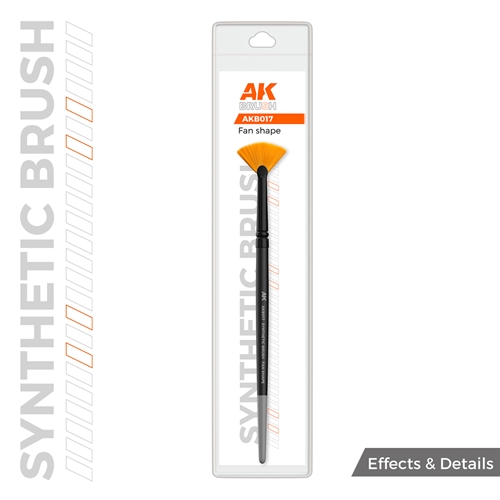 AKB017 SYNTHETIKPINSEL – FÄCHERFORM