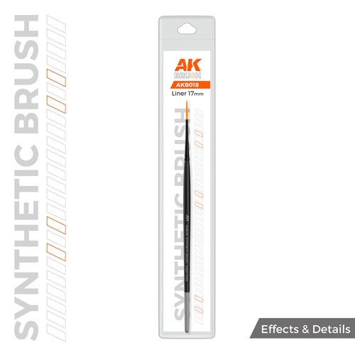 AKB018 SYNTHETIKPINSEL – LINER 17mm
