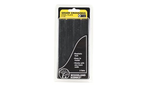 Woodland Scenics1146 Gleisübergang, 2 Stück pro Packung, Gleis 0