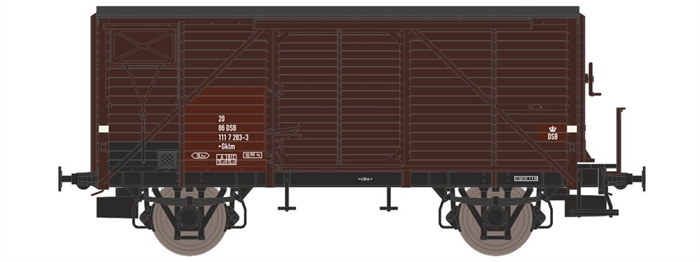 Dekas 872327 DSB Gklm 20 86 DSB 111 7 283-3, ca. 1966–71, NEUHEIT 2027