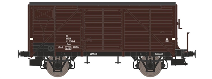 Dekas 872328 DSB Gklm 20 86 DSB 111 7 341-9, ca. 1965–71, NEUHEIT 2027