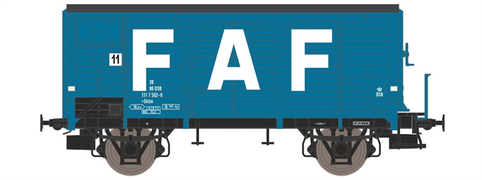 Dekas 872331 FAF 11, 2086 DSB 111 7 502-6, ca. 1968–75, ANGEKÜNDIGTE NEUHEIT 2027