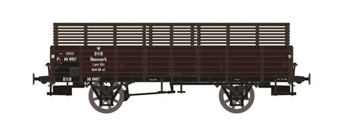 Dekas 873036 DSB PF 16 007, braun, Handbremse und Rasenhecke, KOMMT NEU 2023