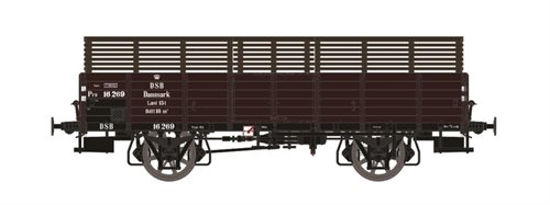 Dekas 873037 7 DSB PFB 16 269, braun, Druckluftbremse und Torfhecke, KOMMT NEU 2023