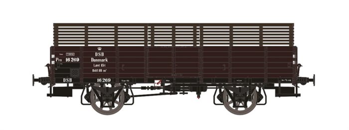 Dekas 873037 7 DSB PFB 16 269, braun, Druckluftbremse und Torfhecke, KOMMT NEU 2023