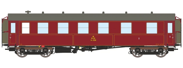 Dekas 876171 DSB-Personenwagen AT 220, ca. 1945–55, Neuheit 2027