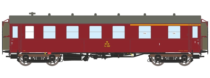 Dekas 876173 DSB-Personenwagen AT 212, ca. 1956–62, Neuheit 2027