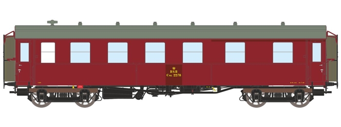 Dekas 876175 DSB CML 2278 Personenwagen, ca. 1960–65, Neuheit 2027