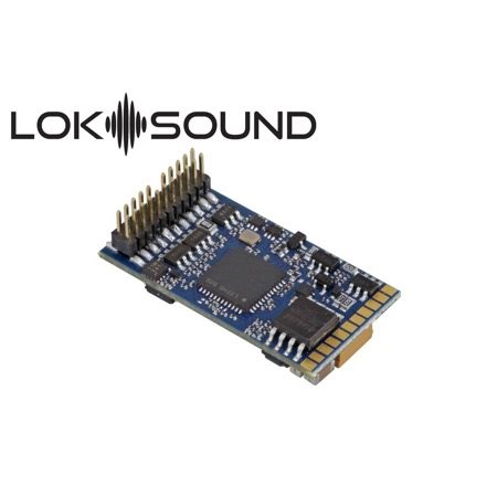 ESU 58412 LokSound 5 DCC/MM/SX/M4, PluX22, mit Lautsprecher 11x15mm
