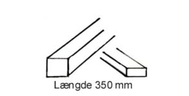 Evergreen 143 Streifen 1,0 x 1,5 Länge 350 mm
