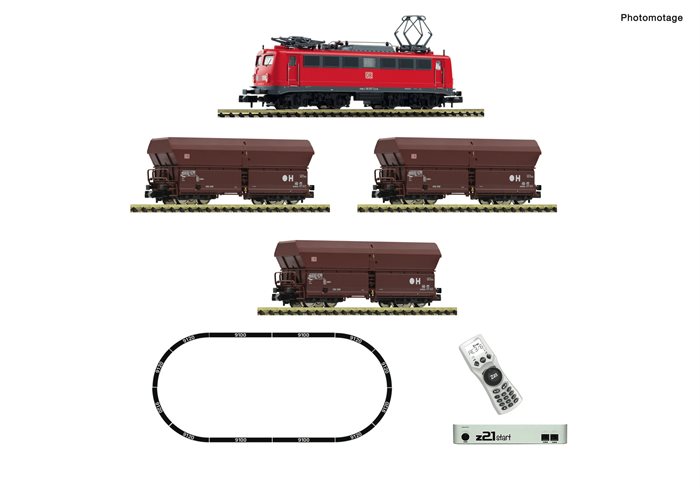 Fleischmann 5170002 z21 start Digitalset: Elektrolokomotive BR 140 mit Güterzug, DB AG, ep V-VI, SPOR N