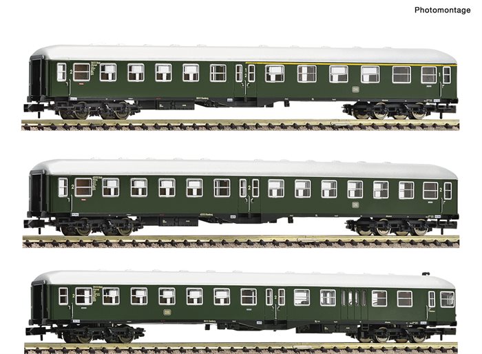 Fleischmann 6260011 3-tlg. Set: Mitteleinstiegswagen, DB, ep III, SPOR N