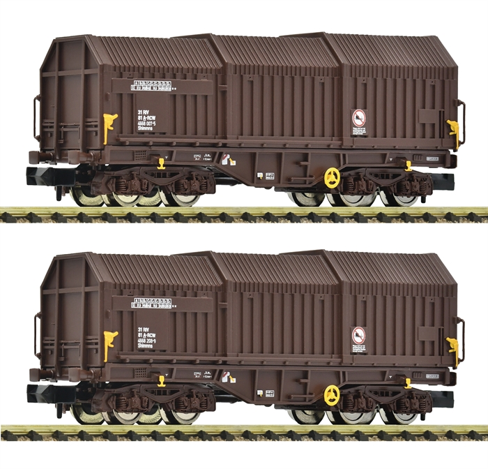  Fleischmann 6660075 Teleskop-Schiebewandwagen RCW, Spur N