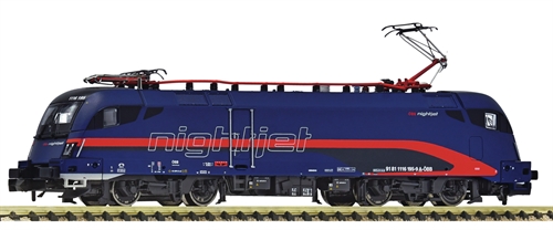 Fleischmann 7570039 Elektrolokomotive 1116 195-9 „Nightjet“, ÖBB, Spur N