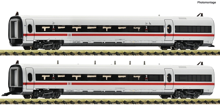 Fleischmann 7760008 2-tlg. Set 2: Zwischenwagen ICE-T (BR 411), DB AG