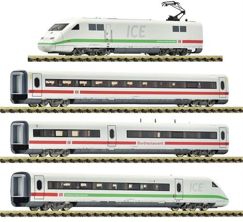 Fleischmann 7770003 4-teiliges Set: Elektrischer Triebzug ICE 2 (BR 402), DB AG, Spur N