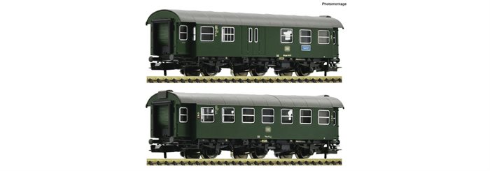 Fleischmann 809910 2-tlg. Set: Umbauwagen, DB, ep IV, SPUR N