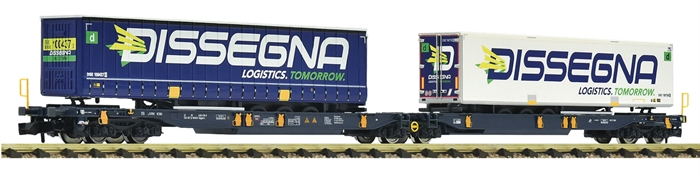 Fleischmann 825029 T2000 Doppelwagen-Set, Wascosa, Spur N