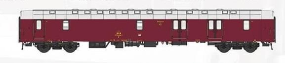 Heljan 13006123 DSB-Postwagen, Dampfheizung, Epoche IIIc, 1968-1979