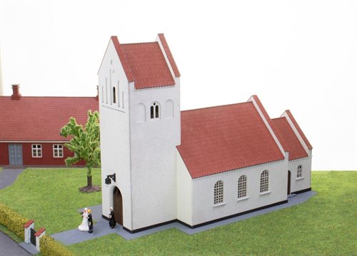 Hobbytrade 87383 Dorfkirche, H0