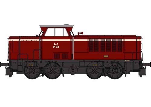 Heljan 21512 MAK Lokomotive, LJ M33, AC SOUND, H0