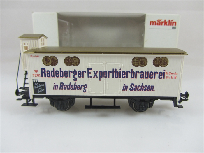 Märklin 4680 Bierwagen „RADEBERGER“. MHI.