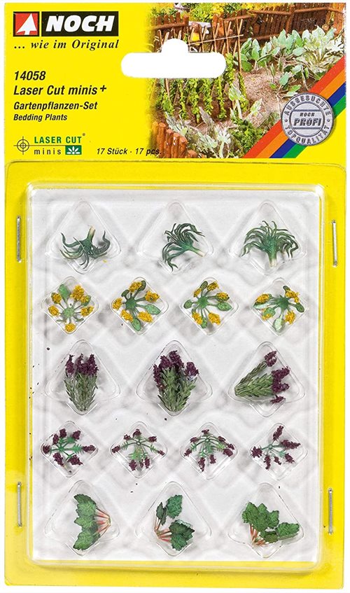 Noch 14058 Laser Cut mini, Wiesenblumen, 17 Stück