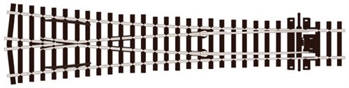 Peco SL-E 198 Y-Kreuzweiche, großer Radius, Code 75, H0