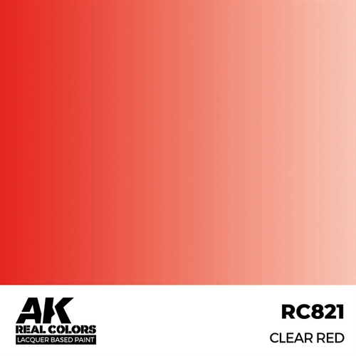 AKRC821 Klar Rot, 17 ml