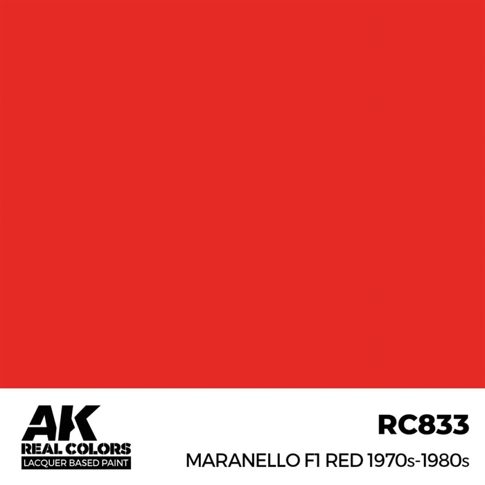 AKRC833 Maranello F1 Rot 1970er-1980er Jahre, 17 ml
