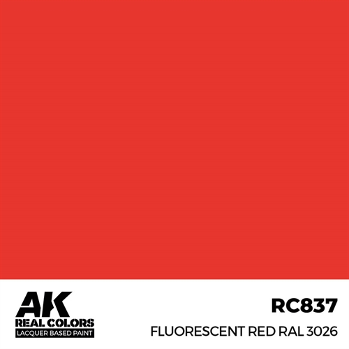 AKRC837 Fluoreszierendes Rot RAL 3026, 17 ml