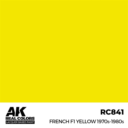 AKRC841 Französisches F1-Gelb, 1970er-1980er Jahre, 17 ml