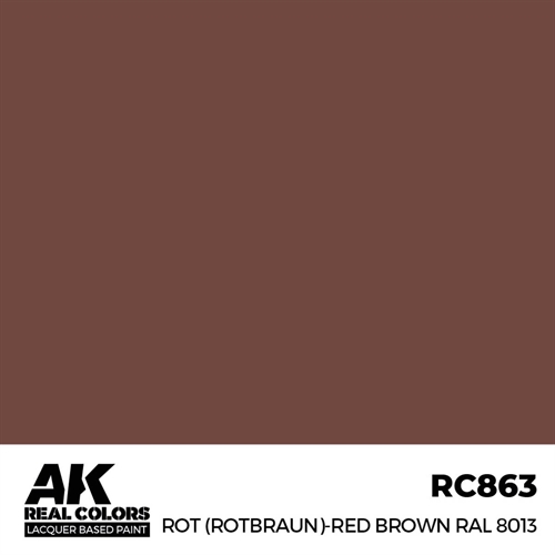 AKRC863 Rot (Rotbraun)-Red (Rotbraun) RAL 8013, 17 ml