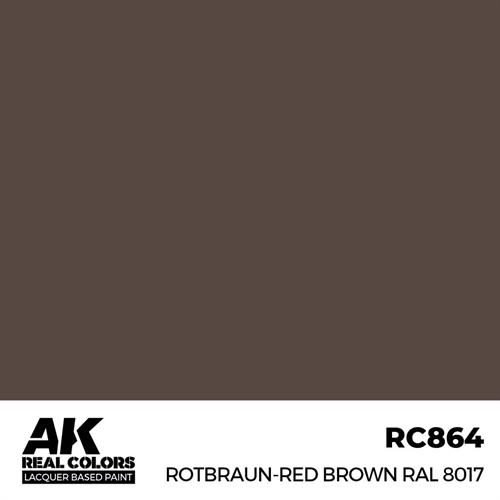 AKRC864 Rot (Rotbraun)-Red (Rotbraun) RAL 8017, 17 ml