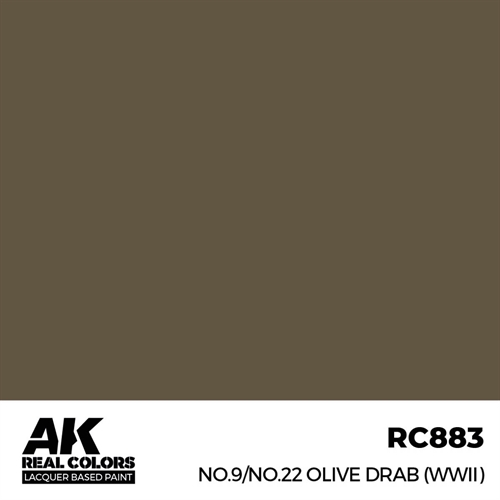 AKRC883 Nr. 9/Nr. 22 Olivgrün (Zweiter Weltkrieg), 17 ml