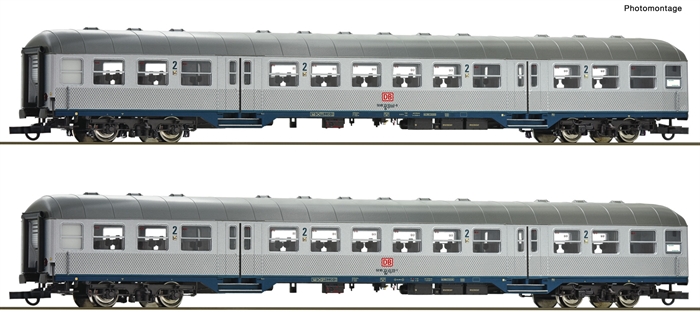 Roco 6200035 2-teiliges Set 2: Nahverkehrswagen der DB AG, Folge V-VI, DC, H0 