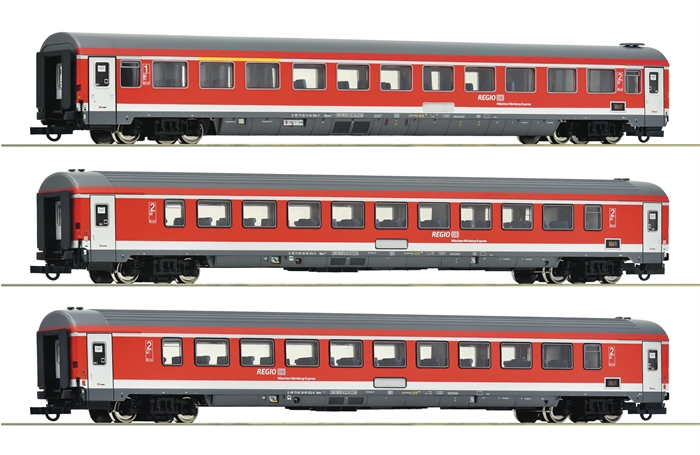 Roco 6200096 - 3-tlg. Set 1: München-Nürnberg-Express, DB AG, ep VI