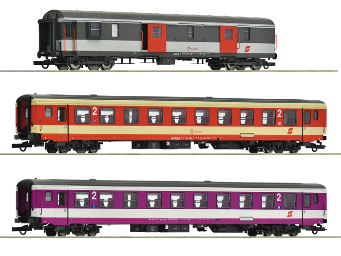 Roco 6200127 3-teiliges Set 1: Schnellzug „D 704“, ÖBB, H0
