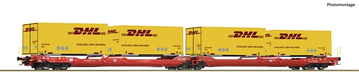 Roco 6600057 Gelenkwagen mit Doppeltasche T3000e, DB AG, Ep. VI