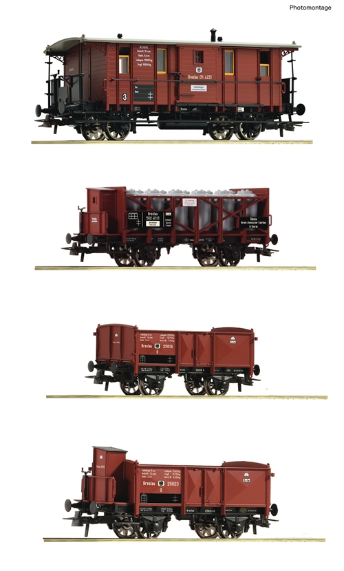 Roco 6600073 4-teiliges Set: Güterzug, KPEV, Epoche I, KOMMT NEU 2024