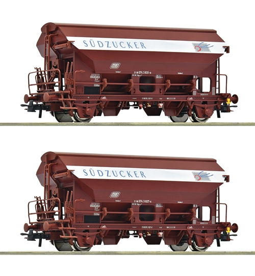 Roco 6600124 2-teiliges Set: Schwenkdachwagen der DB