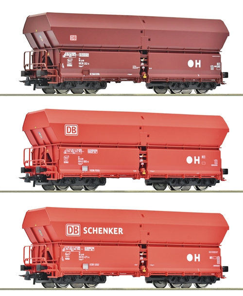 Roco 6600135 3-teiliges Set, Ladewagen, DB AG, Ep VI