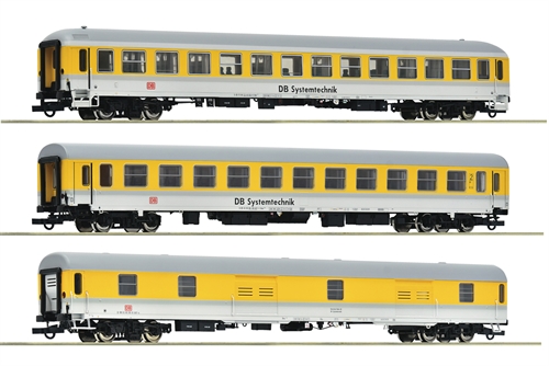 Roco 74013 3-teiliges Set: „DB Systemtechnik“, DB AG, Ep. VI, H0