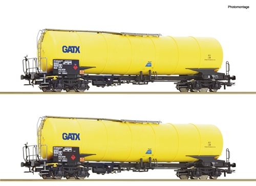 Roco 76025 2-tlg. Set: Kesselwagen, GATX