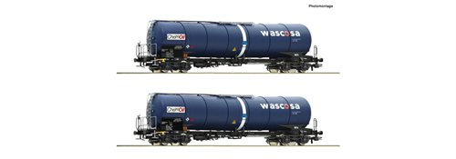 Roco 77046  2-tlg. Set: Kesselwagen, Chemoil, ep VI