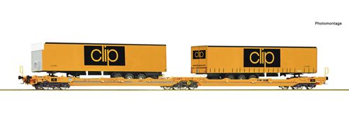 Roco 77405 Doppeltaschen-Gelenkwagen T3000e, CLIP, ep VI